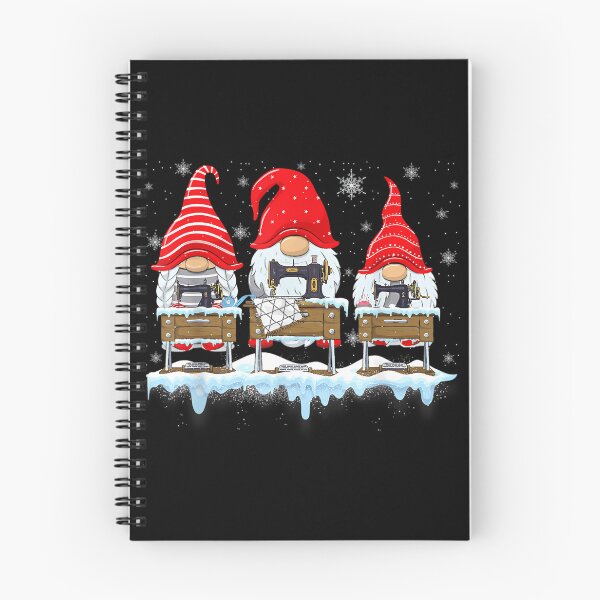 Item preview, Cute Sewing Gnomes Santa Quilting Funny Christmas Family 		 designed and sold by maissgulnari.