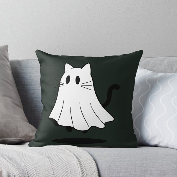 Item preview, Halloween Cats Ghost | Funny Cute T-shirt Sticker designed and sold by ianths.