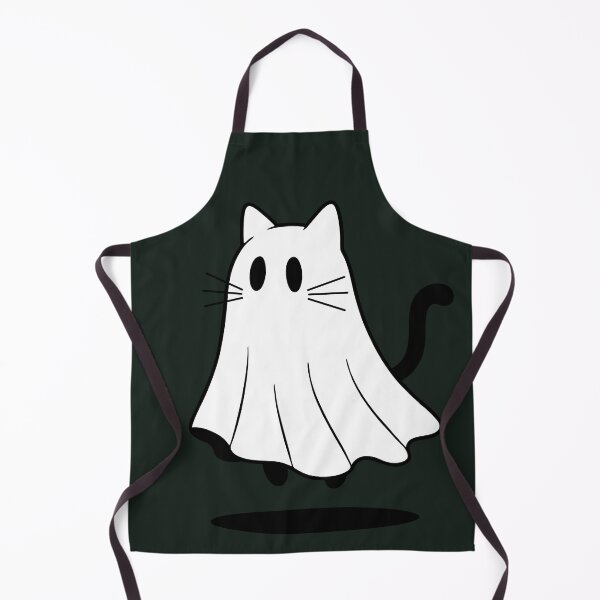 Item preview, Halloween Cats Ghost | Funny Cute T-shirt Sticker designed and sold by ianths.