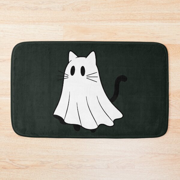 Item preview, Halloween Cats Ghost | Funny Cute T-shirt Sticker designed and sold by ianths.