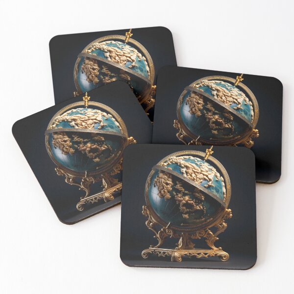 Item preview,  Colorful World Globe Vintage Art designed and sold by Happyfreedom.