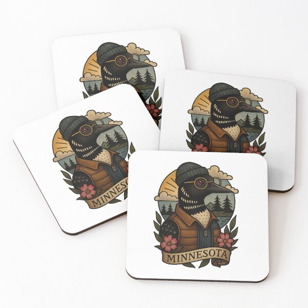 Item preview, Minnesota Loon Hipster – Fifty Nifty Collection designed and sold by Zippitydodads.