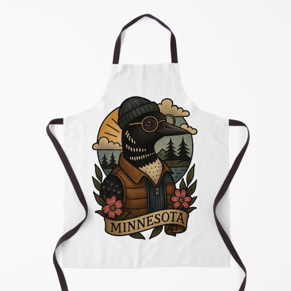 Item preview, Minnesota Loon Hipster – Fifty Nifty Collection designed and sold by Zippitydodads.