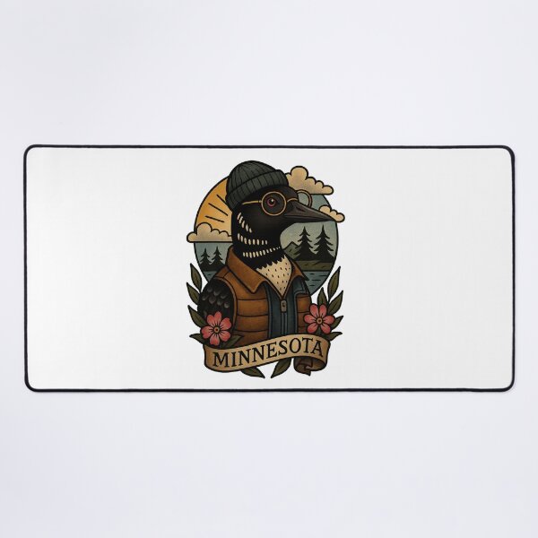 Item preview, Minnesota Loon Hipster – Fifty Nifty Collection designed and sold by Zippitydodads.
