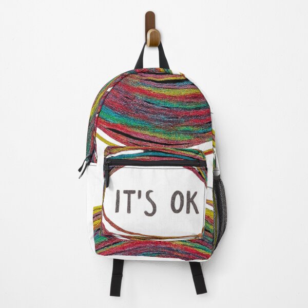 Item preview, It’s OK – Abstract Colorful Circle Positive Quote Design designed and sold by CleanQuotes.