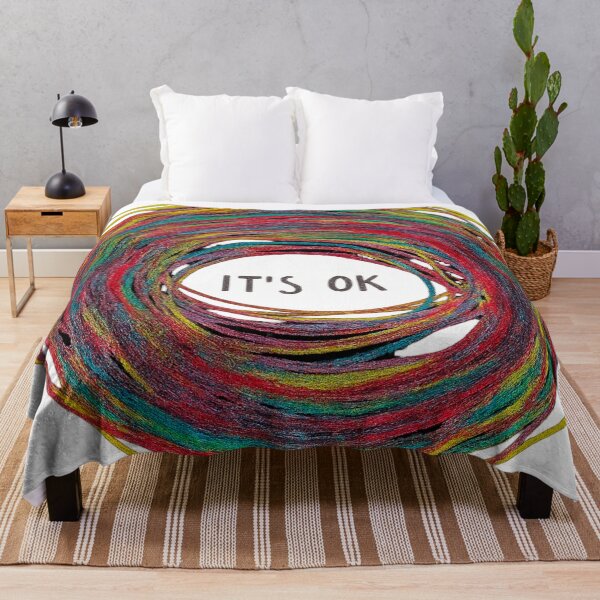 Item preview, It’s OK – Abstract Colorful Circle Positive Quote Design designed and sold by CleanQuotes.