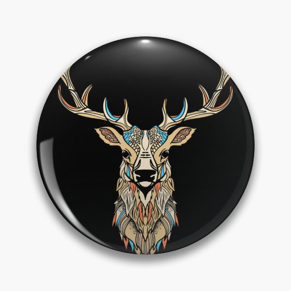 Item preview, Elk Head  Face Artistic Illustration Graphic 	1	 designed and sold by wlochtofantl.