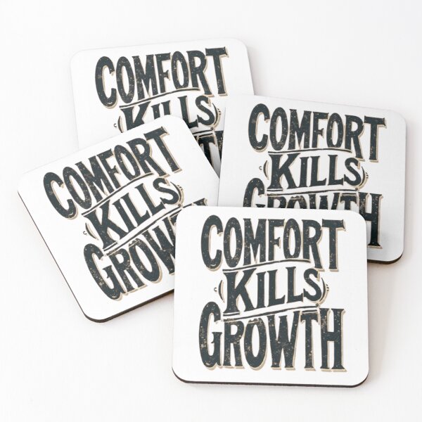 Item preview, Comfort Kills Growth Vintage Gritty Quote designed and sold by Life Quotes.
