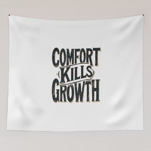 Item preview, Comfort Kills Growth Vintage Gritty Quote designed and sold by Life Quotes.