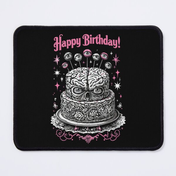 Item preview, Zombie Birthday Cake with Eyes - Happy Birthday designed and sold by NightTimeJ.