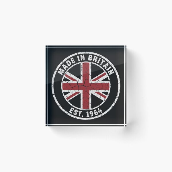 Item preview, Made in Britain - Est. 1964 - Distressed Union Jack designed and sold by Random Designs.