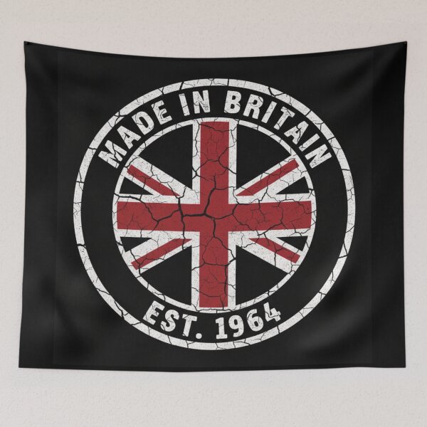 Item preview, Made in Britain - Est. 1964 - Distressed Union Jack designed and sold by Random Designs.