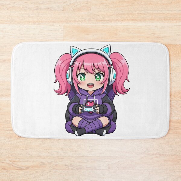 Item preview, Anime girl gamer designed and sold by PixelNest786.