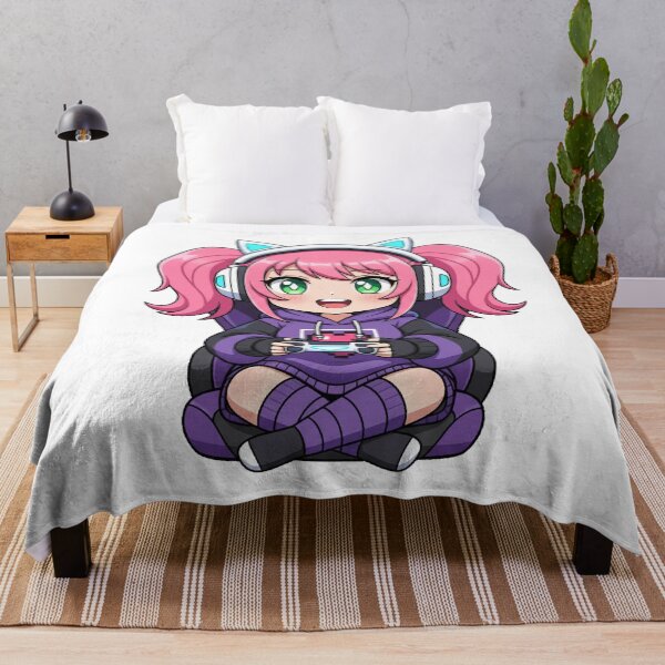 Item preview, Anime girl gamer designed and sold by PixelNest786.
