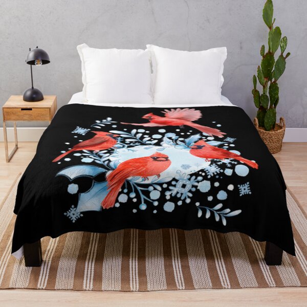 Item preview, Beautiful Red Cardinal Birds Winter Scene Christmas Pajama Swea designed and sold by sixlianardyg.