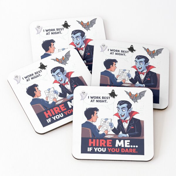 Item preview, Vampire’s Job Interview – Funny Halloween T-Shirt designed and sold by SmileyHaus.
