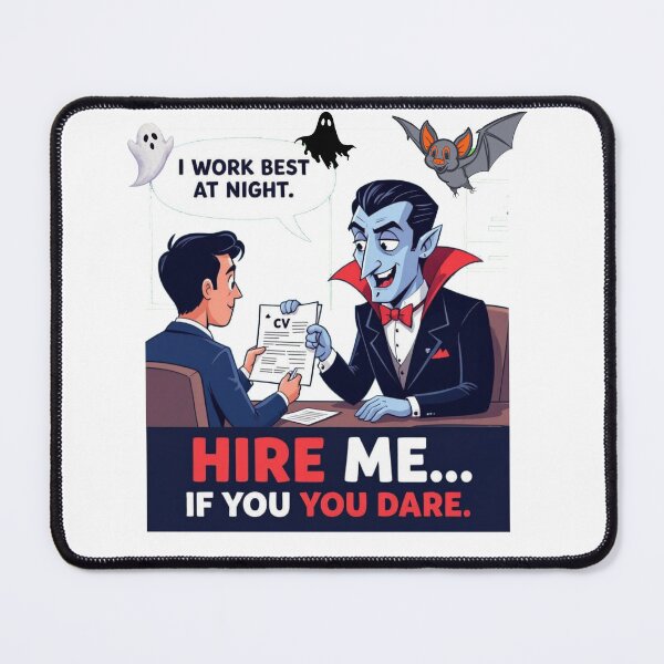 Item preview, Vampire’s Job Interview – Funny Halloween T-Shirt designed and sold by SmileyHaus.
