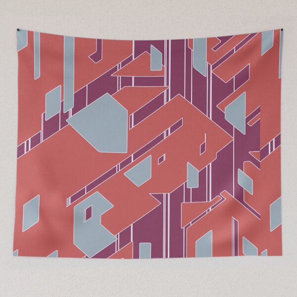 Item preview, Broken Geometric Pieces | Futuristic Abstract Pattern designed and sold by ObsidianDaz.