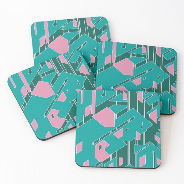 Item preview, Broken Geometric Pieces | Futuristic Abstract Pattern designed and sold by ObsidianDaz.