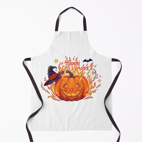 Item preview, Happy Halloween greeting with pumpkins bats ghosts and witches hats designed and sold by PWDigitalArt.