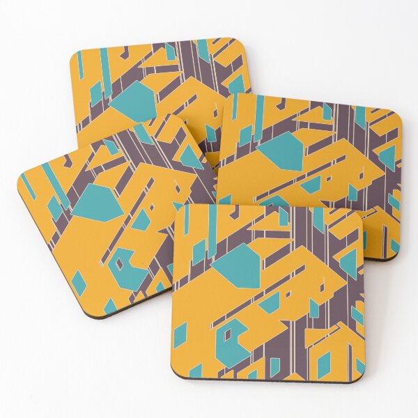Item preview, Broken Geometric Pieces | Futuristic Abstract Pattern designed and sold by ObsidianDaz.