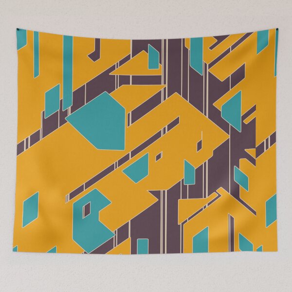 Item preview, Broken Geometric Pieces | Futuristic Abstract Pattern designed and sold by ObsidianDaz.