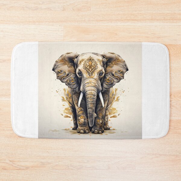 Item preview, "Ornamental Thai Elephant Mandala Art - Boho Wall Poster",Beautiful Thai elephant identity designed and sold by Happyfreedom.