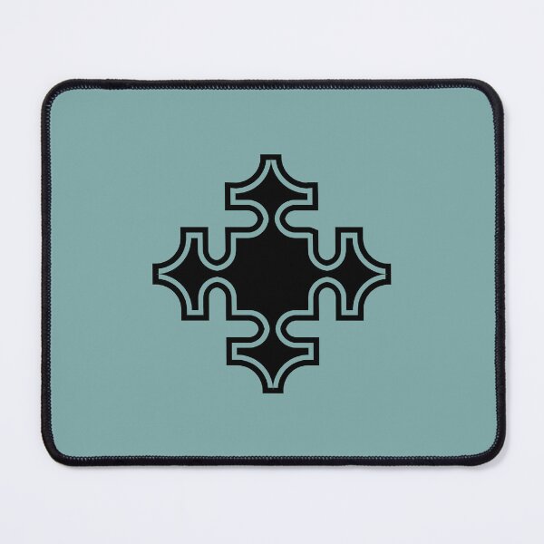 Item preview, Cross on Cascade Cadet Grey, Moonstone Blue designed and sold by WD-Artist.