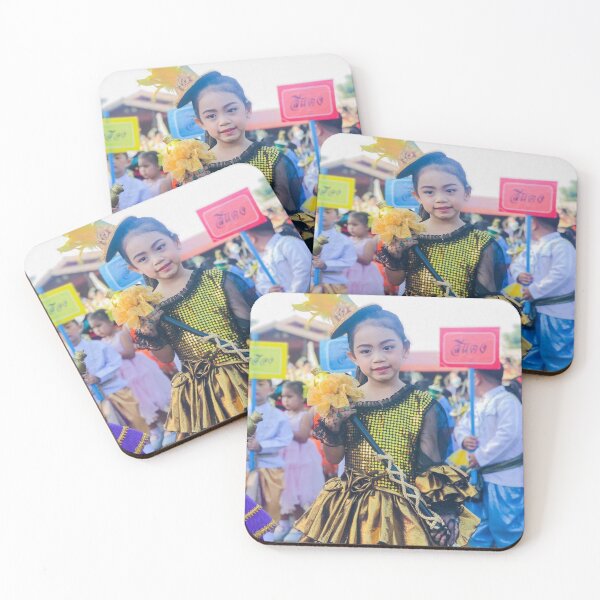 Item preview, "Young Thai Girl in Traditional Dress - Festival Photography Print" designed and sold by Happyfreedom.