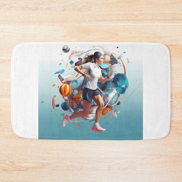 Item preview, "Dynamic Sport Girl Artwork - Athletic Fitness Poster",Sport girls  designed and sold by Happyfreedom.