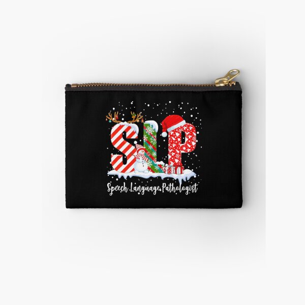 Item preview, Funny SLP Speech Language Pathologist Santa Christmas Pajama 		 designed and sold by varohowitzm.