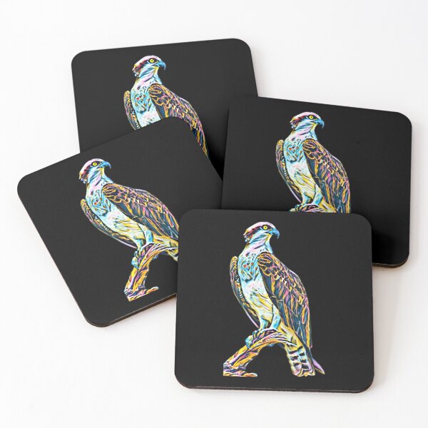 Item preview, Hawk Bird of Prey Motif Beak Claws Birds colorful Falcon 		 designed and sold by boomanntsimeh.