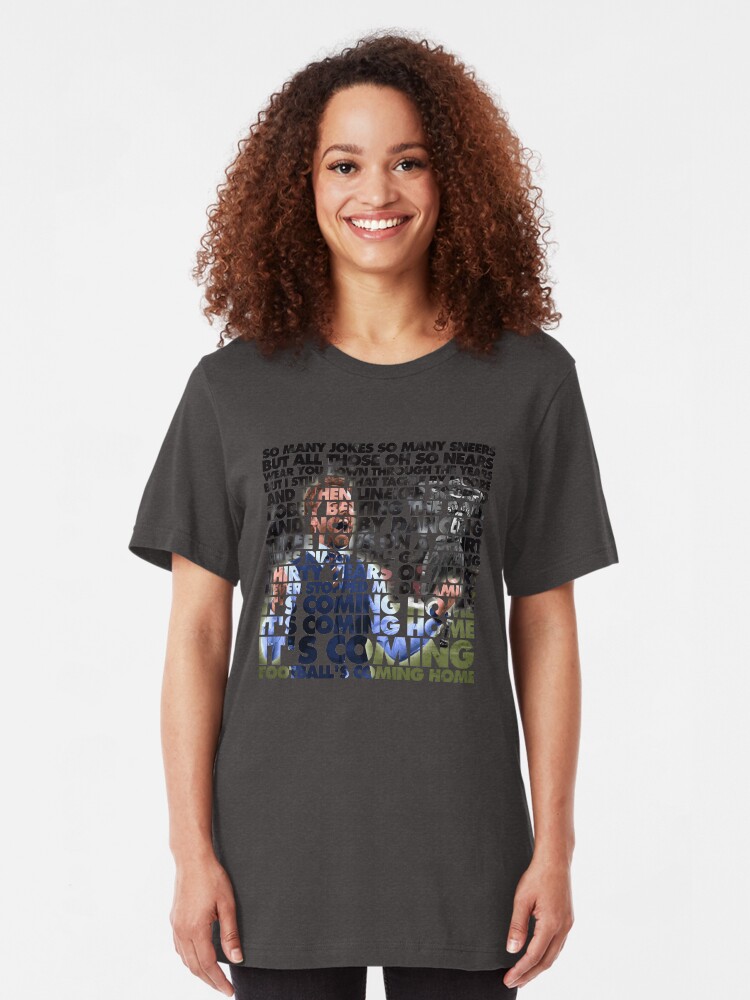 Alternate view of Football's Coming Home, Gareth Slim Fit T-Shirt