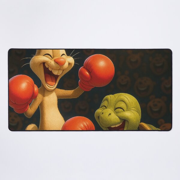Item preview, Showdown in the boxing ring, hare and tortoise designed and sold by Mauswohn.