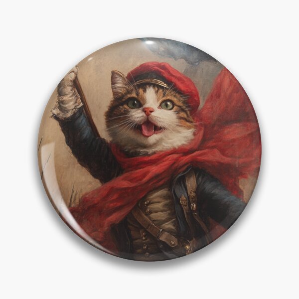 Item preview, Funny Cat Parody -- Liberty Leading the Cats designed and sold by Pawsterpiece Art.