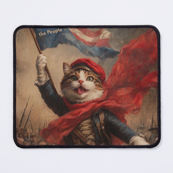 Item preview, Funny Cat Parody -- Liberty Leading the Cats designed and sold by Pawsterpiece Art.