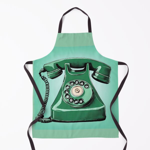 Item preview, Retro Teal Rotary Phone designed and sold by LanaGustavsson.