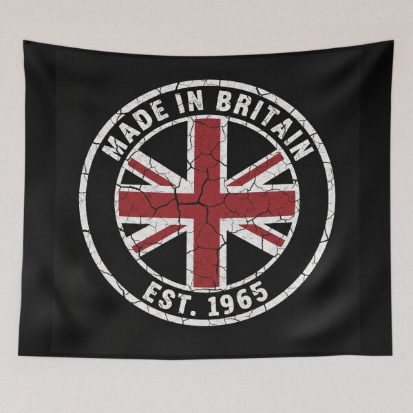Item preview, Made in Britain - Est. 1965 - Distressed Union Jack designed and sold by Random Designs.