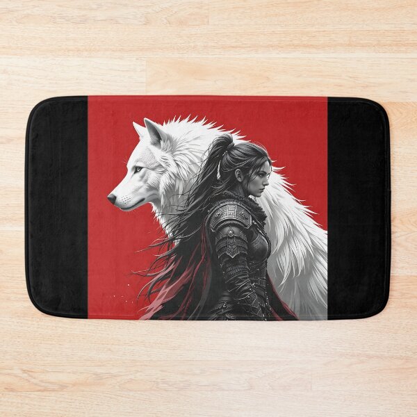 Item preview, Huntress and the White Wolf designed and sold by GalleryBrisArt.
