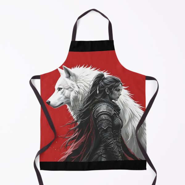 Item preview, Huntress and the White Wolf designed and sold by GalleryBrisArt.