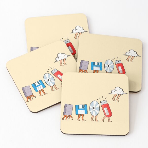 Item preview, Evolution of Data Storage – Funny Tech Cloud Design designed and sold by CleanQuotes.
