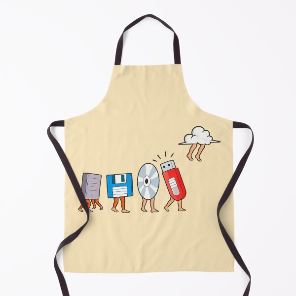 Item preview, Evolution of Data Storage – Funny Tech Cloud Design designed and sold by CleanQuotes.