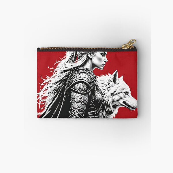 Item preview, Huntress and the White Wolf designed and sold by GalleryBrisArt.