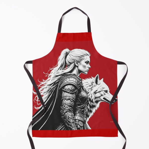 Item preview, Huntress and the White Wolf designed and sold by GalleryBrisArt.