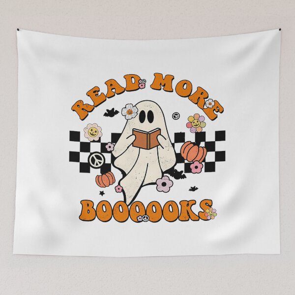 Item preview, Groovy Halloween Read More Books Cute Boo read a book 		 designed and sold by mqsqasemik.