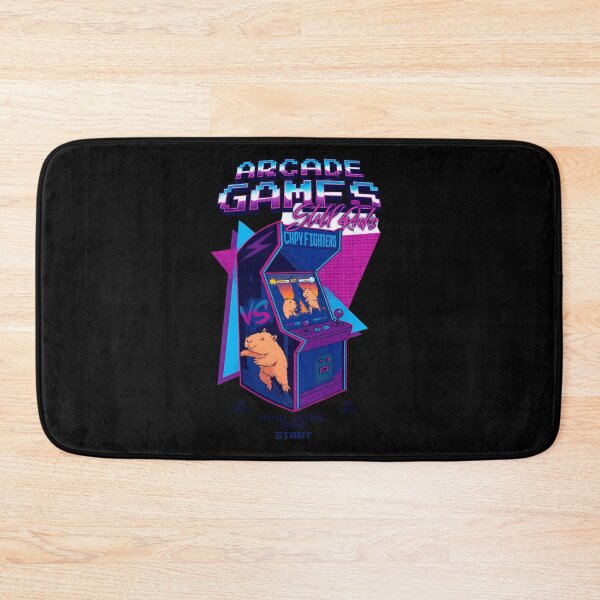 Item preview, Arcade Games Capybara Fighters – Retro Gaming Vaporwave Design designed and sold by CleanQuotes.