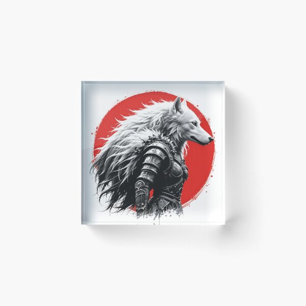Item preview, Huntress and the White Wolf designed and sold by GalleryBrisArt.