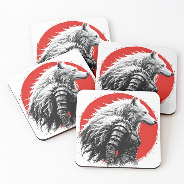 Item preview, Huntress and the White Wolf designed and sold by GalleryBrisArt.
