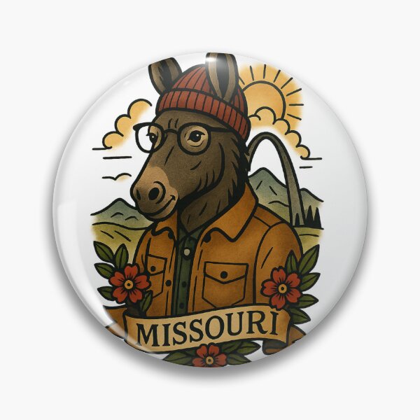 Item preview, Missouri Mule Hipster – Fifty Nifty Collection designed and sold by Zippitydodads.