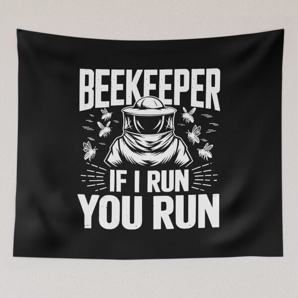 Item preview, Funny Beekeeper If I Run You Run Honeybees Hive designed and sold by treasure-crafts.
